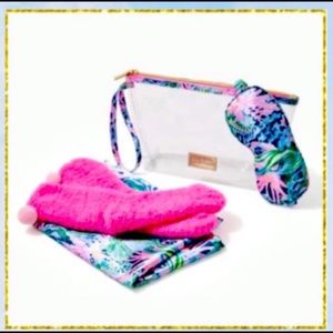 NWT Lilly Pulitzer GWP Travel Set